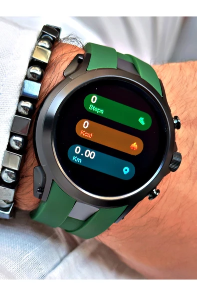 Reward Yeşil Renk Rewatch Nabızölçer Adımsayar Uyku Takibi Müzik Dinleme Akıllı Kol Saati + BİLEKLİK - Resim 6