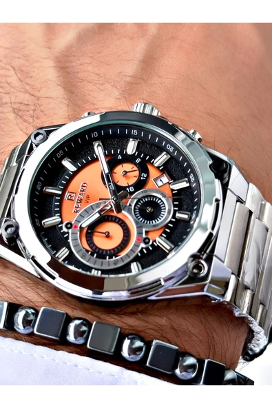 Reward Gümüş Renk Spor Fonksiyonlar Aktif  Erkek Kol Saati + BİLEKLİK ürün görseli 1