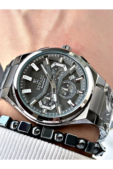 Reward Füme Renk Fonksiyonlar Aktif Çelik Kordon Erkek Kol Saati + BİLEKLİK HEDİYELİ ürün görseli 1