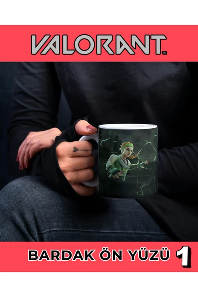 VALORANT KUPA BARDAK - SKYE - KAHVE BARDAĞI - KİŞİYE ÖZEL KUPA BARDAK ürün görseli 1