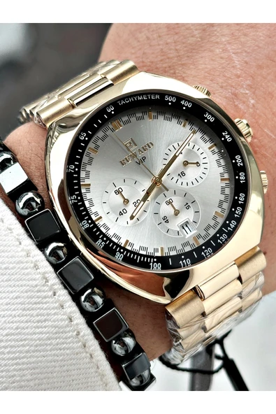 Reward Gümüş Renk Büyük Kasa Spor Model Fonksiyonlu Erkek Kol Saati + BİLEKLİK ürün görseli 1