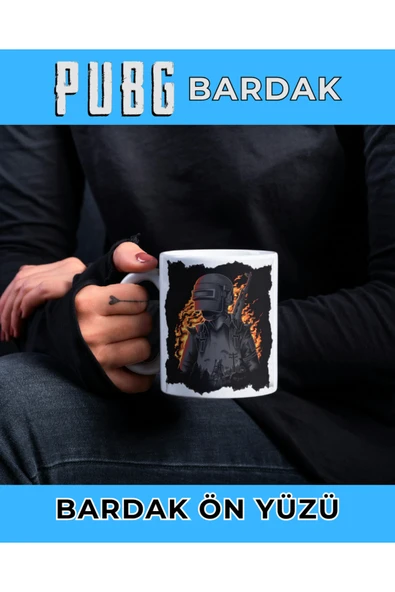 PUBG KUPA BARDAK - KİŞİYE ÖZEL BASKILI BARDAK - HEDİYE KUPA BARDAK ürün görseli 1
