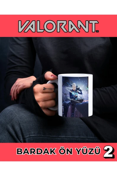 VALORANT KUPA BARDAK - JETT - KİŞİYE ÖZEL KUPA BARDAK - HEDİYE KUPA BARDAK ürün görseli 1