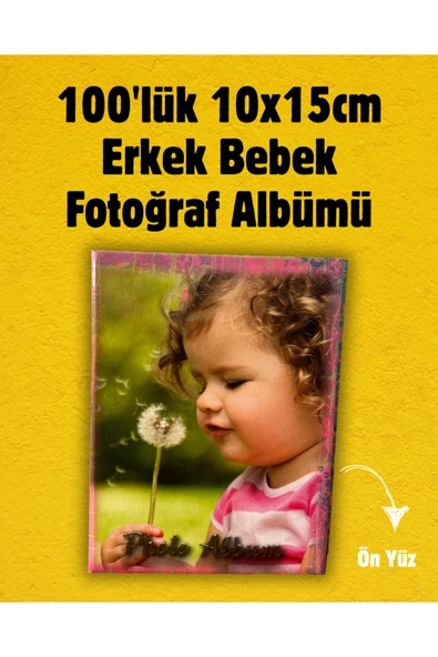100'lük 10x15 Fotoğraf Albümü BEBEK/ÇOCUK ürün görseli 1