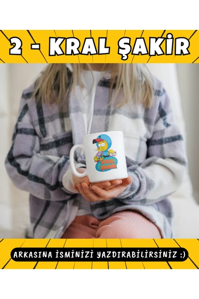 ÇİZGİ FİLM KUPA BARDAK - MUG - KAHVE BARDAĞI - KİŞİYE ÖZEL KUPA BARDAK - Resim 3