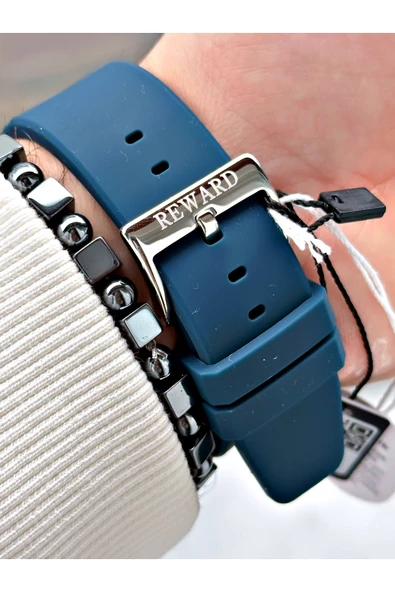 Reward Siyah Renk Çelik Kasa Otomatik Mekanizma Erkek Kol Saati + BİLEKLİK HEDİYELİ - Resim 5
