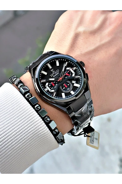 Reward Siyah Renk Fonksiyonlar Aktif Çelik Kordon Erkek Kol Saati + BİLEKLİK HEDİYELİ - Resim 2