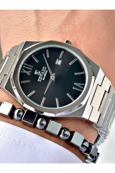 Reward Gümüş Renk Klasik Çelik Kordon Orijinal Erkek Kol Saati + BİLEKLİK HEDİYELİ - Resim 2