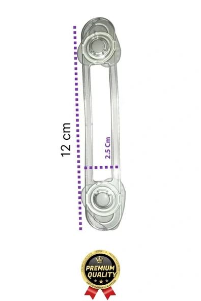 Çok Amaçlı Ayarlanır Çekmece Dolap Kapağı Koruma Aparatı Çocuk Bebek Güvenlik Kilidi 2 Adet 12 Cm - Resim 5