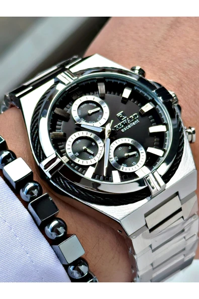 Reward Gümüş Renk Roma Rakamlı Fonksiyonlar Aktif Çelik Kordon Erkek Kol Saati ürün görseli 1