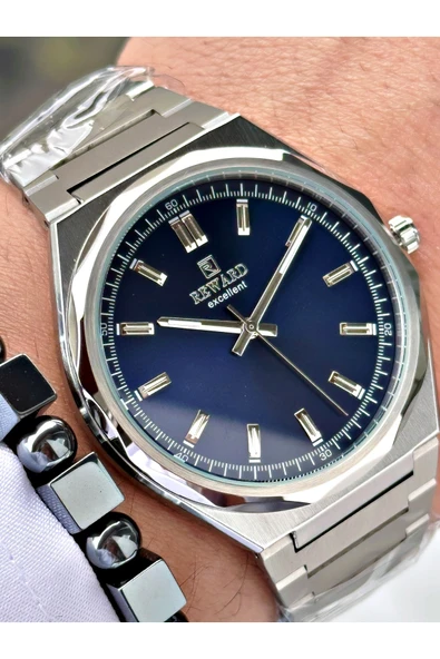 Reward Gümüş Renk Klasik Çelik Kordon Erkek Kol Saati + BİLEKLİK HEDİYELİ ürün görseli 1