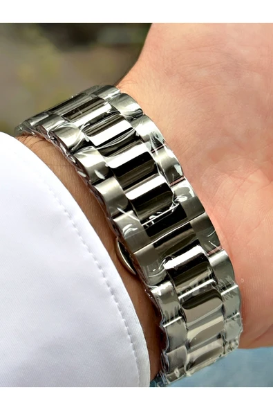 Reward Füme Renk Otomatik Kurmalı Çelik Kordon Orijinal Erkek Kol Saati + BİLEKLİK HEDİYELİ - Resim 5