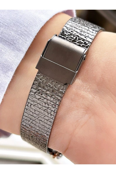 Ferrucci Füme Rose Gold Renk Sade Klasik Model Kadın Kol Saati - Resim 4