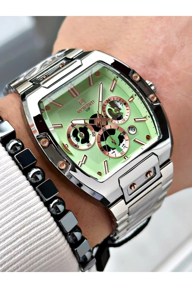 Reward Gümüş Renk Fonksiyonlar Aktif Kare Erkek Kol Saati + BİLEKLİK ürün görseli 1