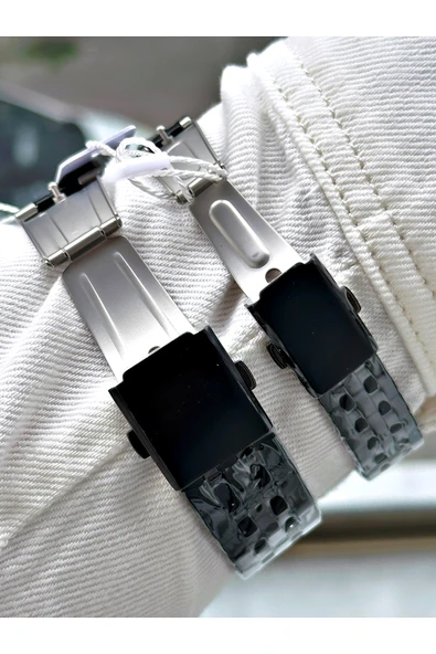 Chaperone Siyah Renk Bay Çift Sevgili Kol Saati Orijinal Garantili + BİLEKLİK By REWARD - Resim 5