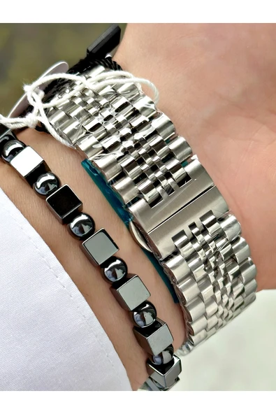 Reward Gümüş Renk Otomatik Business Erkek Kol Saati + BİLEKLİK HEDİYELİ - Resim 6