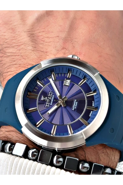 Reward Siyah Renk Çelik Kasa Otomatik Mekanizma Erkek Kol Saati + BİLEKLİK HEDİYELİ ürün görseli 1