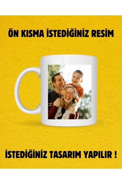 SEN TASARLA KUPA BARDAK - MUG - KAHVE BARDAĞI - KİŞİYE ÖZEL KUPA BARDAK ürün görseli 1