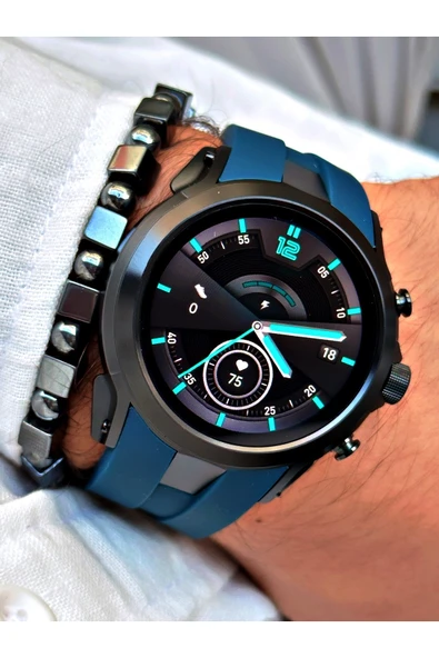 Reward Lacivert Renk Rewatch Nabızölçer Adımsayar Uyku Takibi Müzik Dinleme Akıllı Kol Saati + BİLEKLİK ürün görseli 1
