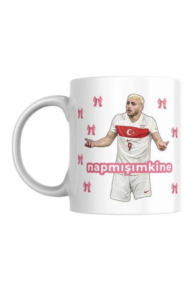 BARIŞ ALPER YILMAZ BARDAK - NAPMIŞIMKİNE- KAHVE BARDAĞI - KİŞİYE ÖZEL KUPA BARDAK - Resim 4