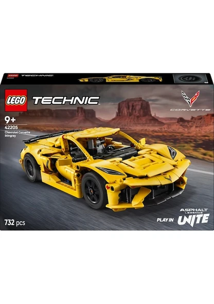 Lego Technic Chevrolet Corvette Stingray 42205 Lisanslı Ürün - Resim 9