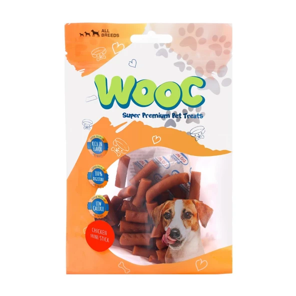 Wooc Dog Tavuklu Mini Stick Ödül 80 g ürün görseli 1