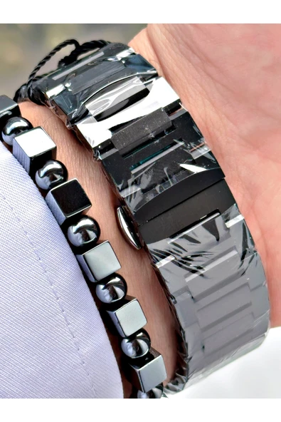 Reward Siyah Renk Roma Rakamlı Fonksiyonlar Aktif Çelik Kordon Erkek Kol Saati - Resim 5