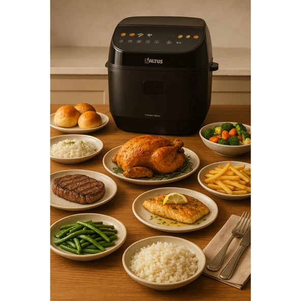 AL 2594 SF Ecofryer Master 7 lt Buhar Destekli Az Yağlı Fritöz ürün görseli 1