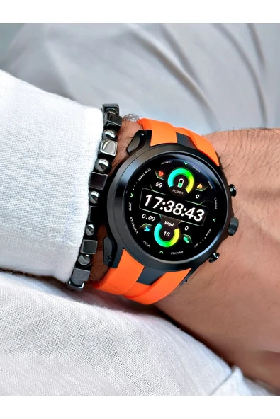 Reward Turuncu Renk Rewatch Nabızölçer Adımsayar Uyku Takibi Müzik Dinleme Akıllı Kol Saati + BİLEKLİK - Resim 4