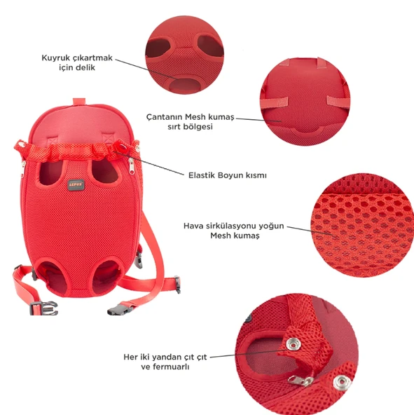 Lepus Ana Kucağı Pembe XSmall - Resim 3