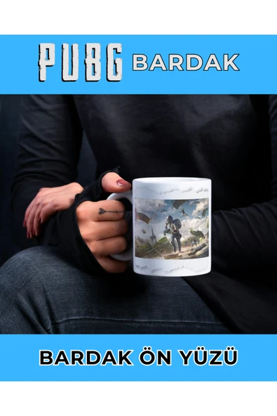 PUBG KUPA BARDAK - KİŞİYE ÖZEL BASKILI BARDAK - HEDİYE KUPA BARDAK ürün görseli 1