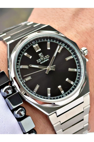 Reward Gümüş Renk Klasik Çelik Kordon Erkek Kol Saati + BİLEKLİK HEDİYELİ ürün görseli 1