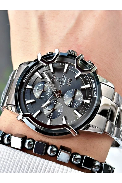 Reward Füme Renk Spor Model Çelik Kordon Erkek Kol Saati ürün görseli 1