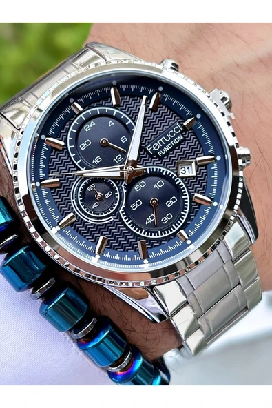 Ferrucci Erkek Kol Saati + Bileklik ürün görseli 1