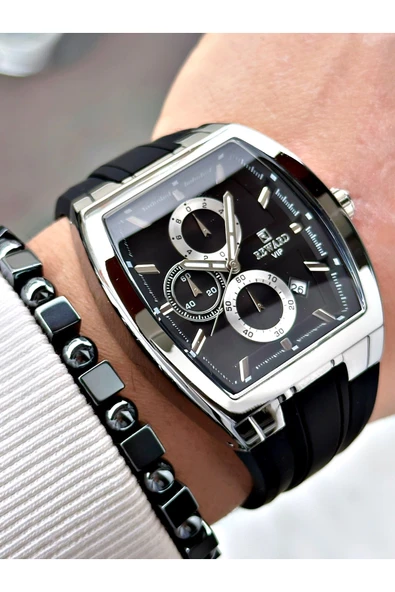 Reward Siyah Renk Kare Spor Fonksiyonlar Aktif Erkek Kol Saati + BİLEKLİK ürün görseli 1
