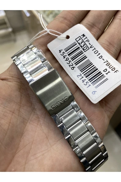 Casio Casıo Mtp-vt01d Orijinal Fabrikasyon Çelik Saat Kordonu 20mm Düz Girişli ürün görseli 1