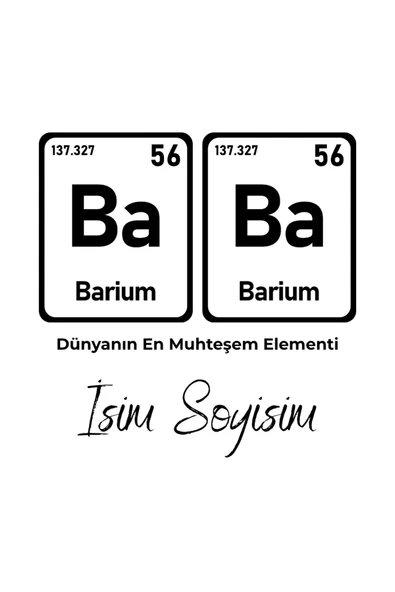 BABALAR GÜNÜ KUPA BARDAK - ELEMENT TASARIM - BABA MUG - KAHVE BARDAĞI - Resim 2