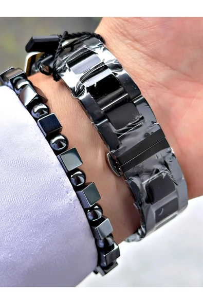 Reward Siyah Renk Lacivert Kasa Erkek Kol Saati + Bileklik - Resim 3