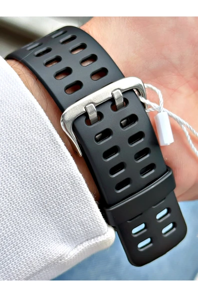 Cockpit Silikon Kordon 5 ATM Su Geçirmez Alarmlı Işıklı Kronometreli Dijital Erkek Kol Saati - Resim 3