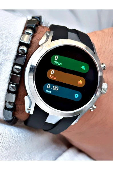 Reward Siyah Renk Rewatch Nabızölçer Adımsayar Uyku Takibi Müzik Dinleme Akıllı Kol Saati + BİLEKLİK - Resim 5