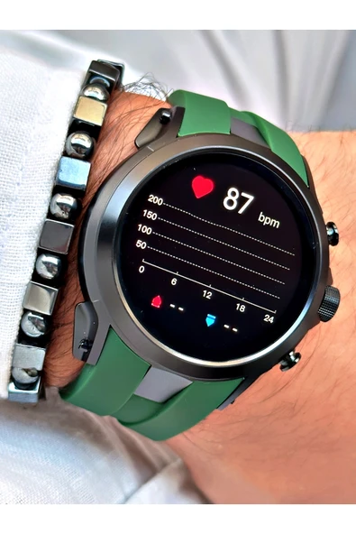 Reward Yeşil Renk Rewatch Nabızölçer Adımsayar Uyku Takibi Müzik Dinleme Akıllı Kol Saati + BİLEKLİK - Resim 5