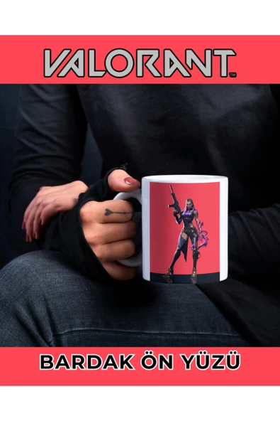 Valorant Kupa Bardak - Reyna - Kahve Bardaği - Ki̇şi̇ye Özel Kupa Bardak ürün görseli 1