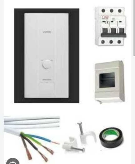 Veito Blue E 380V Elektrikli Şofben Merkezi Sistem 24 kW  Kablo Uzunluk Seceneklı Tamtakım Set ürün görseli 1