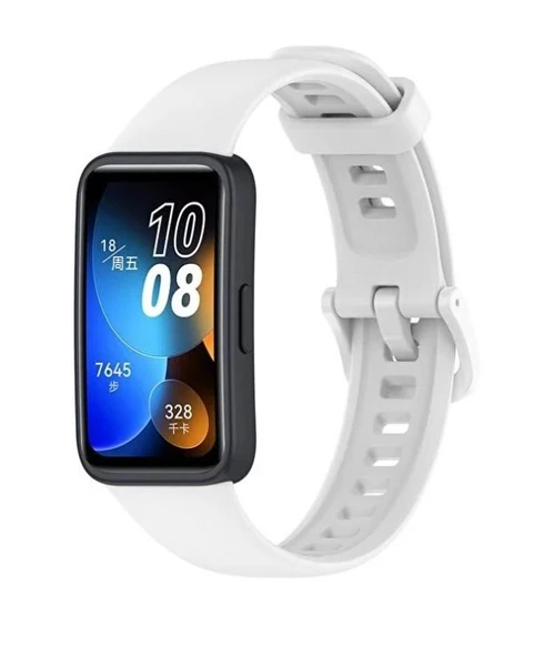 Band 8 / Band 9 / Band 10 Akıllı Saat Uyumlu Silikon Spor Kordon/Kayış ürün görseli 1