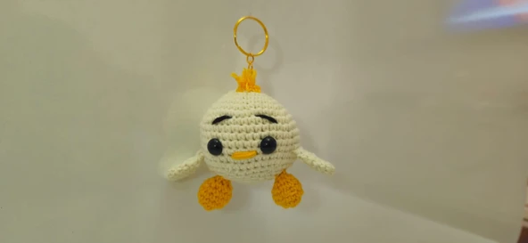 Amigurumi Yavru Civciv Anahtarlık Sağlıklı Oyuncak El Örgüsü ürün görseli 1