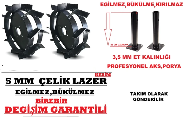 DALAZ,ANTRAC 320 D3 ÇAPA MAKİNASI UYUMLU DEMİR TEKER PROFESYONEL TİP ürün görseli