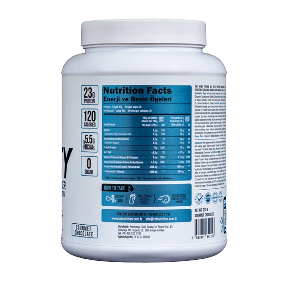 TNT Whey Protein Powder 910 Gr - Resim 3