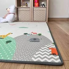 Coolmats Katlanabilir Oyun Matı, Tek Taraflı Çocuk Oyun Halısı Aktivite Oyun Alanı - Bulutlu Dağlar ürün görseli 1