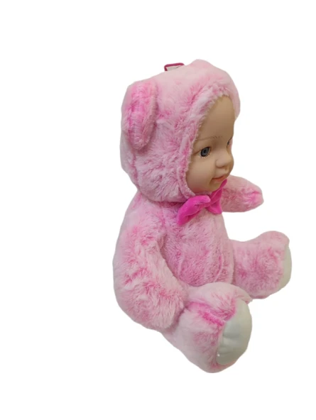 Peluş Neşeli Kostümlü Oyuncak Bebekler 35 Cm - Resim 2