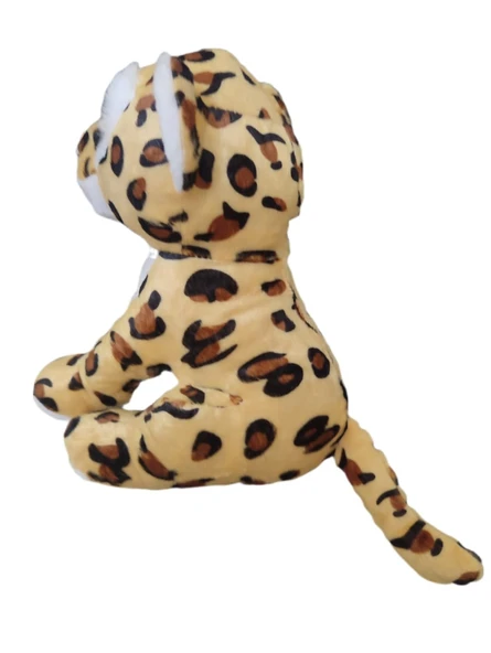 HALLEY TOYS Halley Peluş İri Gözlü Yaban Hayvanları 25828 Kaplan - Resim 2
